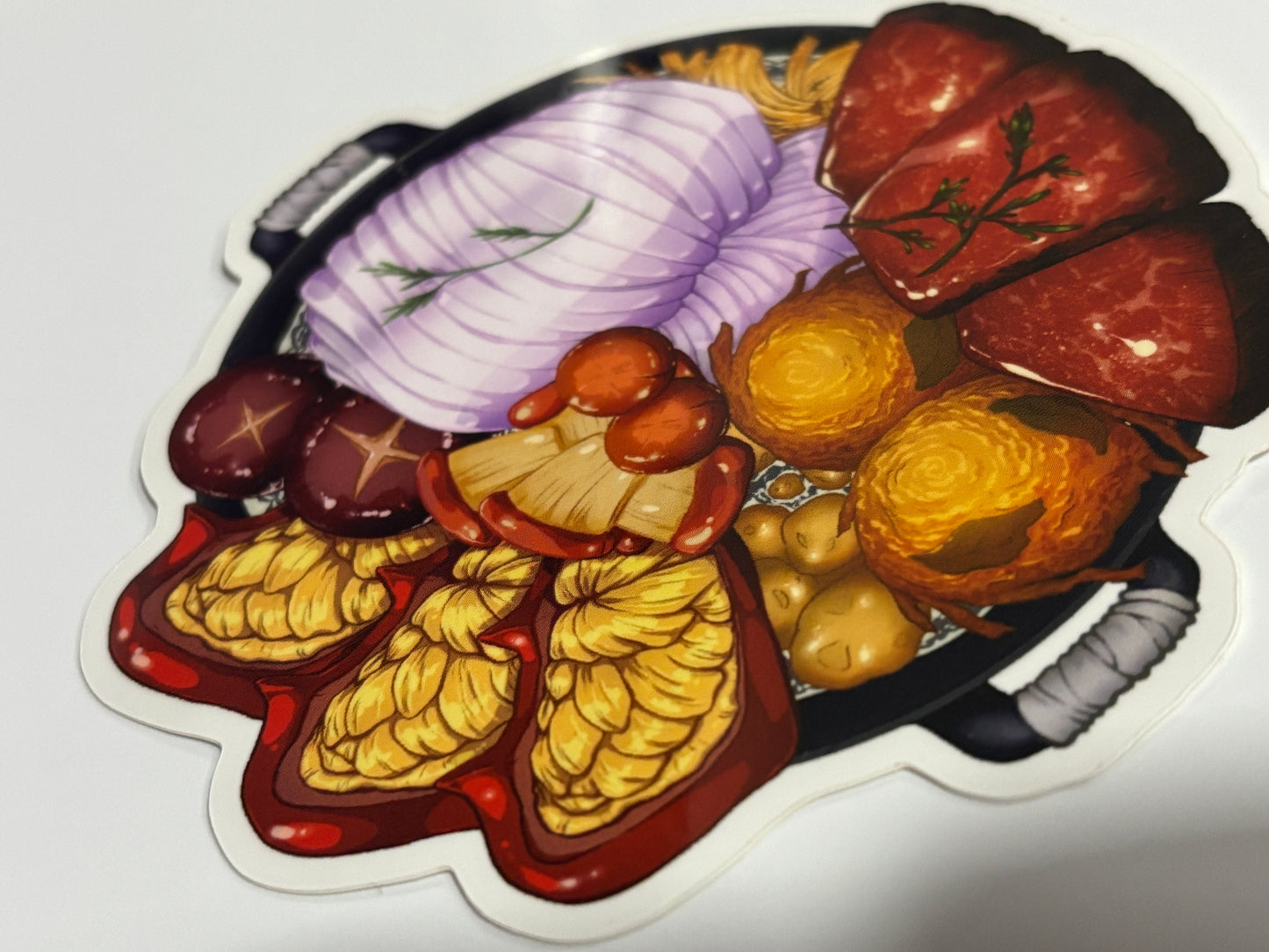 Deluxe Monster Hot Pot 4" Sticker