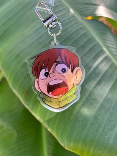 Halfling Double-Sided Acrylic Keychain