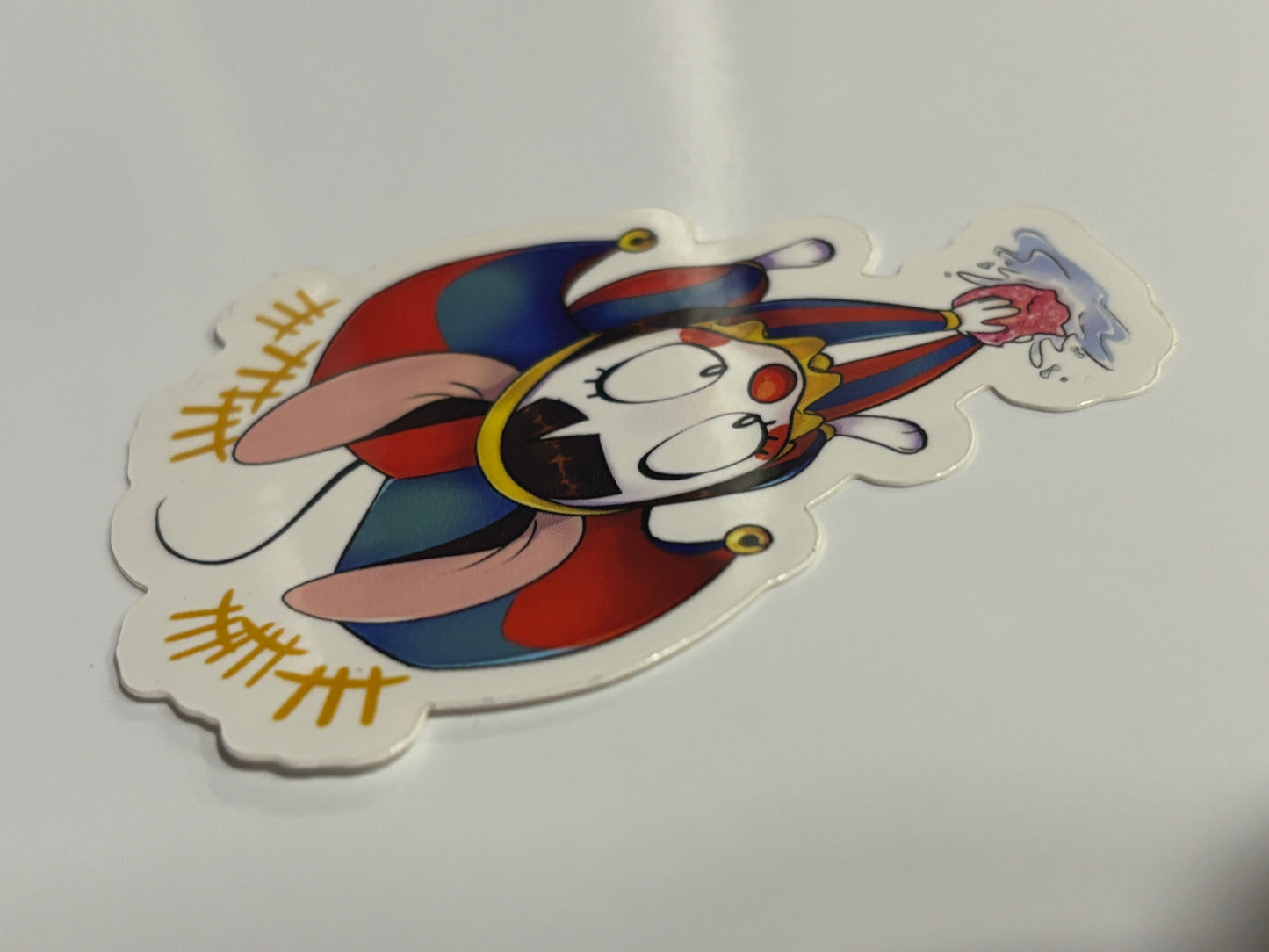 Happy Cotton Candy Mouse Sticker