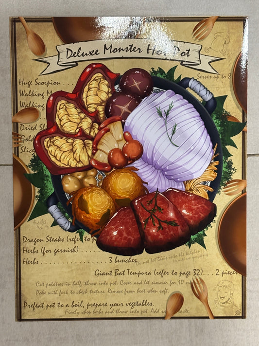 Deluxe Monster HotPot 8.5 x 11 Print