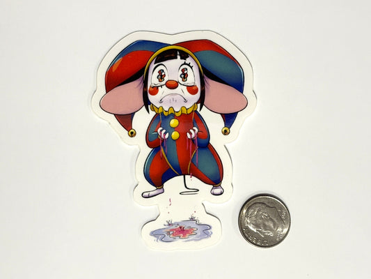 Sad Cotton Candy Mouse Sticker